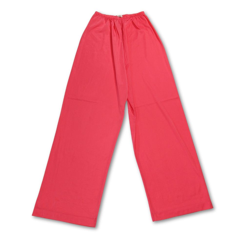 Vintage 60s Henson Kickernick Pants PJs Size S Nylon Soft Silky Watermelon Pink